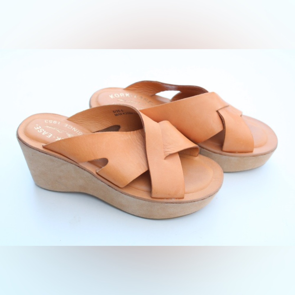Kork-Ease Lana crisscross slide platform wedge sandals